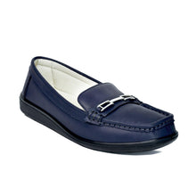 Load image into Gallery viewer, Aerosoft - Stepis CL0816 Navy female loafers1
