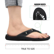 Load image into Gallery viewer, Aerosoft - Yarrow Black S6001 cute flip flops for women4

