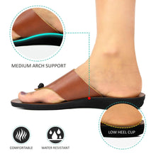 Load image into Gallery viewer, Aerosoft - Lilac LS4828 Women Brown comfy slides womens3
