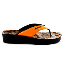 Load image into Gallery viewer, Aerosoft - Hibiscus Orange Women A0864 summer thong sandals3
