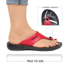 Load image into Gallery viewer, Aerosoft - Suzy S3902 Women Red summer flip flops4
