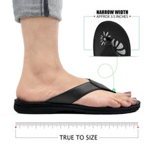 Load image into Gallery viewer, Aerosoft - Paradigm Black Women S6002 trendy flip flops4
