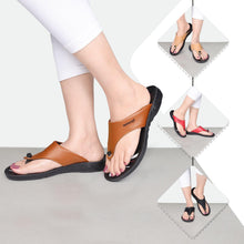Load image into Gallery viewer, Aerosoft - Suzy S3902 Women Brown summer flip flops1
