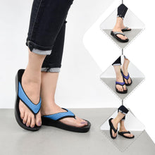 Load image into Gallery viewer, Aerosoft - Women Blue Chameleon A08C5 thong strap flip flops1
