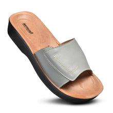Load image into Gallery viewer, Aerosoft - Prissy LK0922 grey women&#39;s fashion slides
