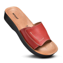 Load image into Gallery viewer, Aerosoft - Prissy LK0922 Red women&#39;s fashion slides
