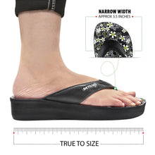 Load image into Gallery viewer, Aerosoft - Anette A0815 Black thong sandals women4
