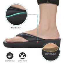 Load image into Gallery viewer, Aerosoft - Anette A0815 Black thong sandals women2
