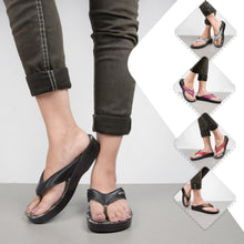 Load image into Gallery viewer, Aerosoft - Anette A0815 Black thong sandals women1
