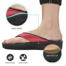Load image into Gallery viewer, Aerosoft - Anette A0815 Red thong sandals women2
