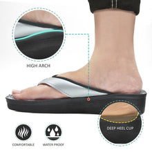 Load image into Gallery viewer, Aerosoft - Anette A0815 Silver thong sandals women2
