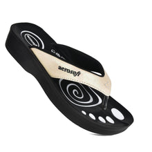 Load image into Gallery viewer, Aerosoft - Glitter A0825 Women White thong style sandals
