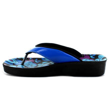 Load image into Gallery viewer, Aerosoft - Hibiscus Blue Women A0864 summer thong sandals2
