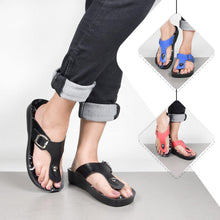 Load image into Gallery viewer, Aerosoft - Emoji A0892 Black strap sandals women1
