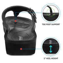 Load image into Gallery viewer, Aerosoft - Denimre A08C4 Summer Trendy Arch Support Comfortable Thong Sandals For Women -Footwear - Aerosoftfootwearusallc
