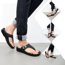 Load image into Gallery viewer, Aerosoft - Denimre A08C4 Summer Trendy Arch Support Comfortable Thong Sandals For Women -Footwear - Aerosoftfootwearusallc
