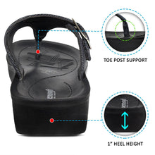 Load image into Gallery viewer, Aerosoft - Denimre A08C4 Summer Trendy Arch Support Comfortable Thong Sandals For Women -Footwear - Aerosoftfootwearusallc
