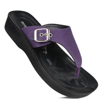 Load image into Gallery viewer, Aerosoft - Denimre A08C4 Summer Trendy Arch Support Comfortable Thong Sandals For Women -Footwear - Aerosoftfootwearusallc
