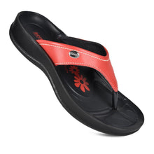Load image into Gallery viewer, Aerosoft - Zeus S5903 Red Women casual thong sandals
