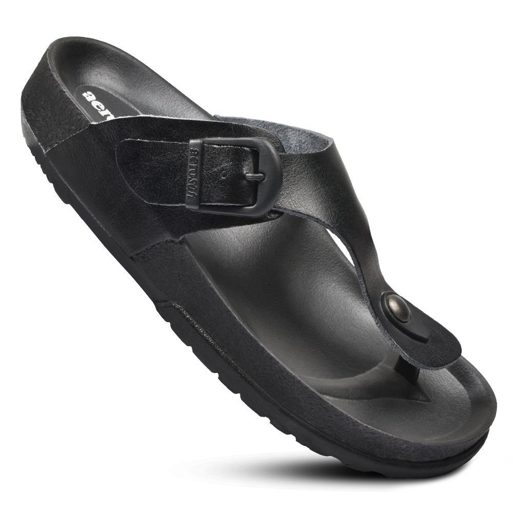 Aerosoft - Ellis HL1219 Womens Adjustable Buckle T Strap Summer Comfort Walking Sandals -Footwear - Aerosoftfootwearusallc