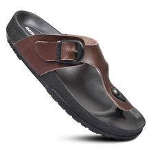 Load image into Gallery viewer, Aerosoft - Ellis HL1219 Womens Adjustable Buckle T Strap Summer Comfort Walking Sandals -Footwear - Aerosoftfootwearusallc
