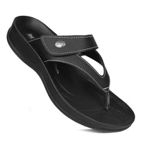 Load image into Gallery viewer, Aerosoft - Valerie LS5910 Classic Velcro Strap Thong Comfortable Walking Summer Sandals For Women -Footwear - Aerosoftfootwearusallc
