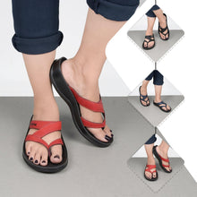 Load image into Gallery viewer, Aerosoft - Kumo Red S5902 Women strappy slides3
