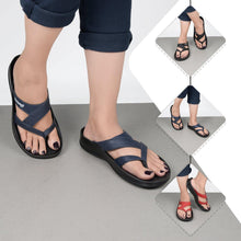 Load image into Gallery viewer, Aerosoft - Kumo Navy S5902 Women strappy slides3

