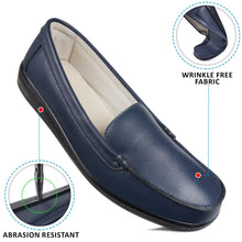 Load image into Gallery viewer, Aerosoft - Normsic Navy CL0814 Women comfy loafers1
