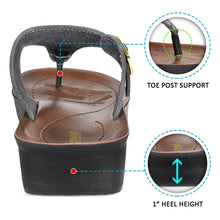 Load image into Gallery viewer, Aerosoft - Ornate Women Black LA08C9 slippers thong flip flops3
