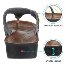 Load image into Gallery viewer, Aerosoft - Ornate Women Green LA08C9 slippers thong flip flops3

