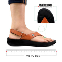 Load image into Gallery viewer, Aerosoft - Tuck S5901 Tan women&#39;s slingback sandals5
