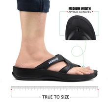 Load image into Gallery viewer, Aerosoft - Kumo Black S5902 Women strappy slides5

