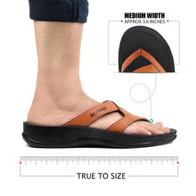 Load image into Gallery viewer, Aerosoft - Kumo Tan S5902 Women strappy slides5
