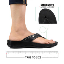 Load image into Gallery viewer, Aerosoft - Zeus S5903 Black Women casual thong sandals5
