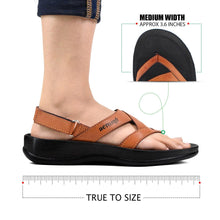Load image into Gallery viewer, Aerosoft - Deke Women Tan S5904 slingback sandals with arch support5
