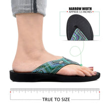 Load image into Gallery viewer, Aerosoft - Jute S6116 Green ladies flip flop slippers4
