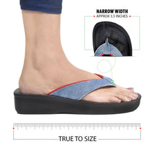 Load image into Gallery viewer, Aerosoft - Women RED Serge LA08C6 cute thong sandals4
