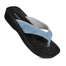 Load image into Gallery viewer, Aerosoft - Women Grey Serge LA08C6 cute thong sandals
