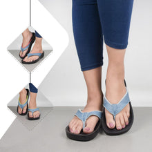 Load image into Gallery viewer, Aerosoft - Women Grey Serge LA08C6 cute thong sandals1
