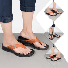 Load image into Gallery viewer, Aerosoft - Zeus S5903 Tan Women casual thong sandals3

