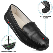 Load image into Gallery viewer, Aerosoft - Black Walkish CL0813 slip on loafers women2
