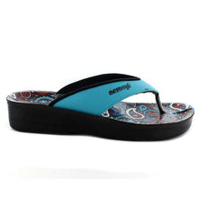 Load image into Gallery viewer, Aerosoft - Dojo A0862 Women Blue orthopedic flip flops5
