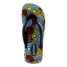 Load image into Gallery viewer, Aerosoft - Swirly Women Black A0876 supportive flip flops2
