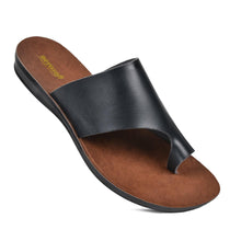Load image into Gallery viewer, Aerosoft - Women Daffodil Black cute slide sandals
