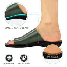 Load image into Gallery viewer, Aerosoft - Women Daffodil Green cute slide sandals3
