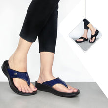 Load image into Gallery viewer, Aerosoft - Women Blue Glint LS5913 beach thong sandals1
