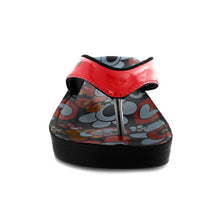 Load image into Gallery viewer, Aerosoft - Hibiscus Red Women A0864 summer thong sandals1
