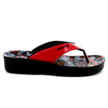 Load image into Gallery viewer, Aerosoft - Hibiscus Red Women A0864 summer thong sandals3

