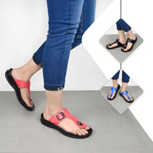 Load image into Gallery viewer, Aerosoft - Meadow S5909 Pink Women thong slip on sandals3
